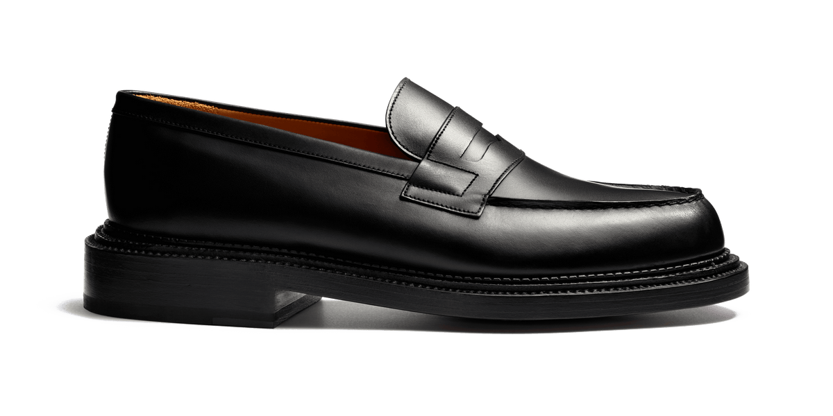 J.M. Weston 黒レザー ローファー フリンジ付き Triple Sole 180 Loafer [Men's Black Boxcalf] – J.M. WESTON [JP]