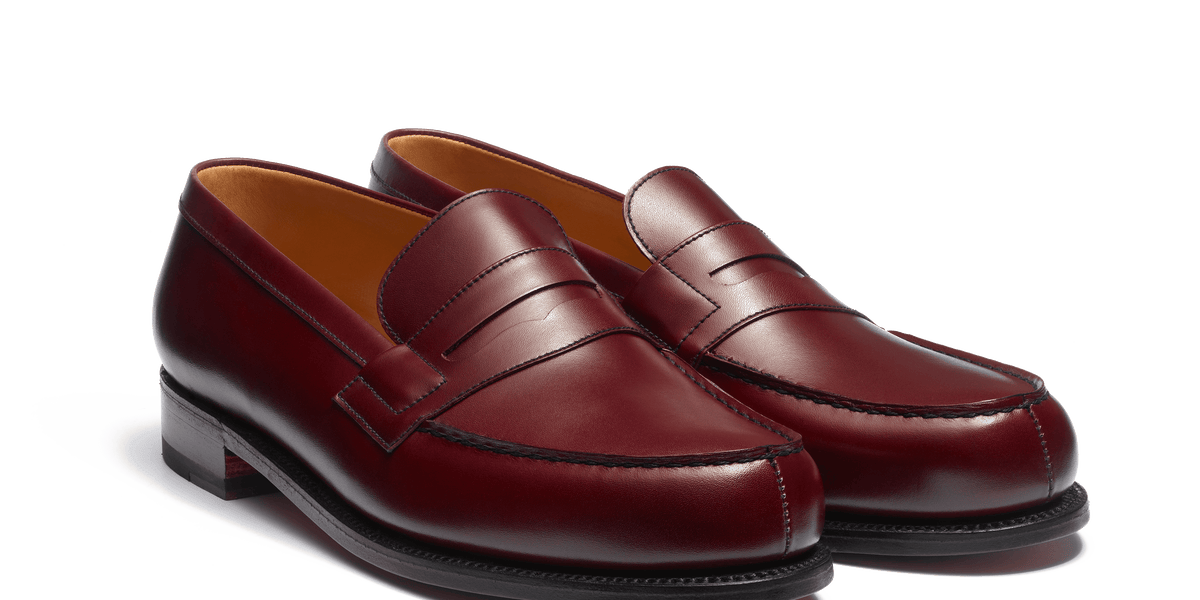 Signature loafer #180 [Men's Toucan Burgundy Boxcalf] – J.M.