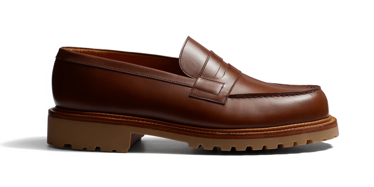Signature loafer #180 Commando [Men's Tan Brown Boxcalf] – J.M.