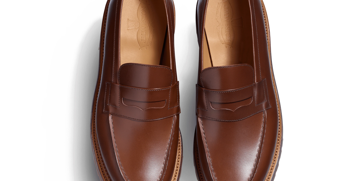 Signature loafer #180 Commando [Men's Tan Brown Boxcalf] – J.M.