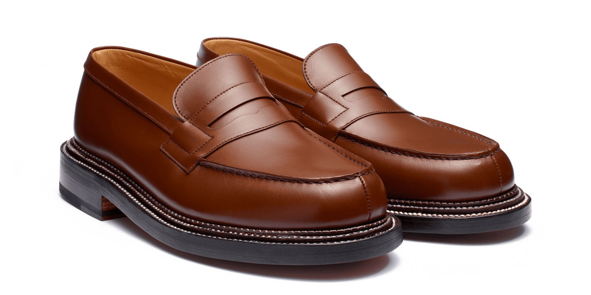 J.M. Westonトリプルソール180ローファー3月5.6日限定価格 Triple Sole 180 Loafer [Men's Tan Brown Boxcalf] – J.M. WESTON [JP]