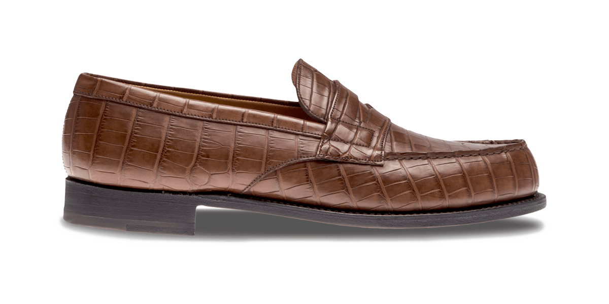 Signature loafer #180 [Men's Golden Brown Alligator] – J.M. WESTON