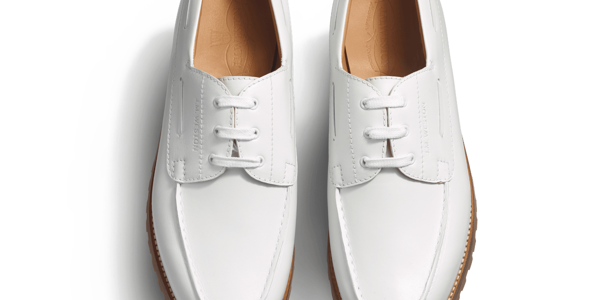J.M. WESTON Yachting derby 8E ヨットダービー Yachting Derby [White Soft Calfskin] – J.M. WESTON [JP]