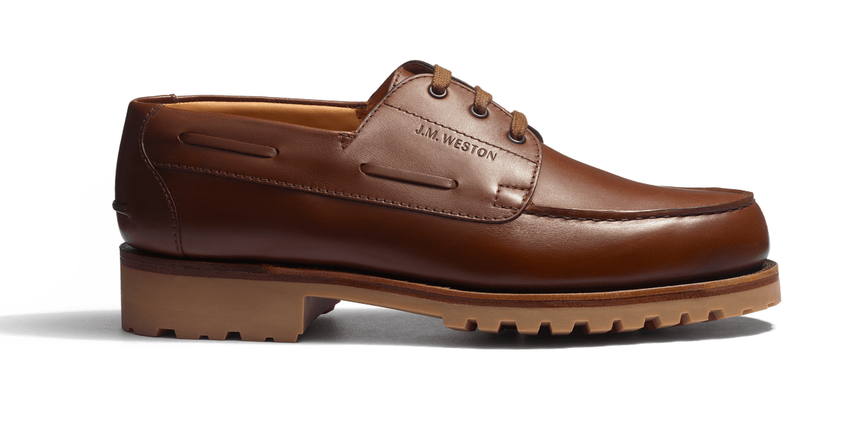 美品　J.M. WESTON Yachting derby ヨット　ブラウン Yachting Derby [Chestnut Brown Soft Calfskin] – J.M. WESTON [JP]