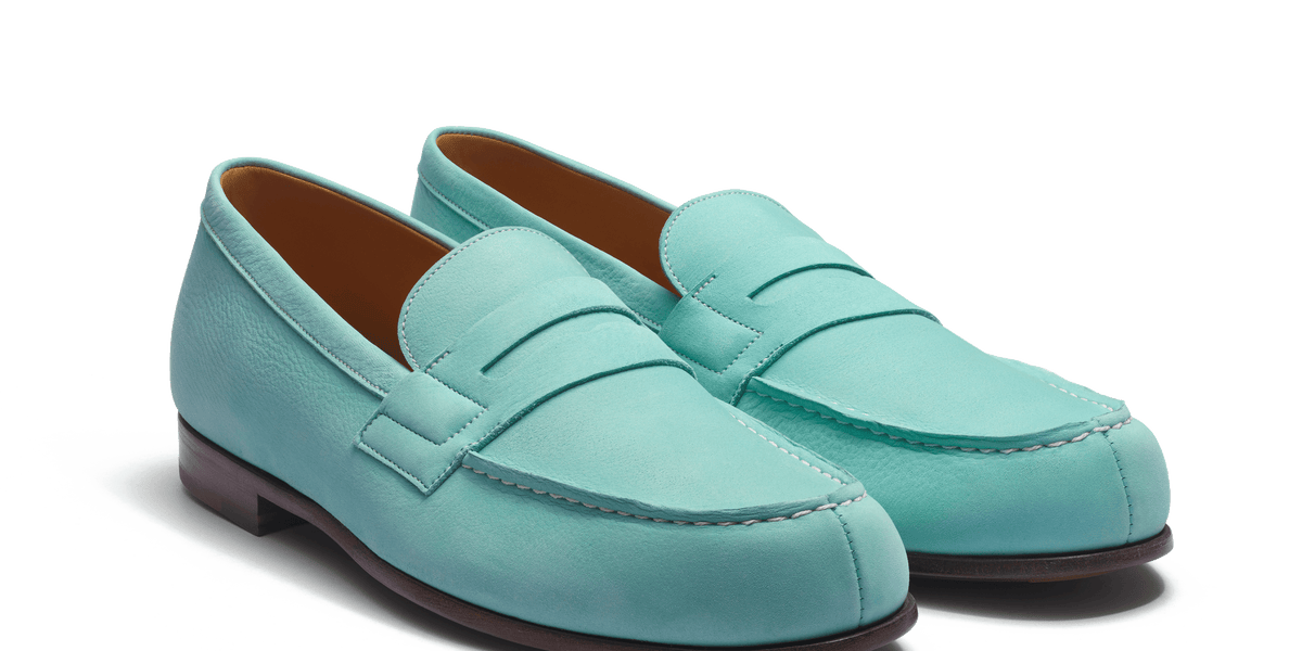 【shirorin】JM WESTON ル・モック Le Moc' Loafer [Turquoise Nubuck] – J.M. WESTON [JP]