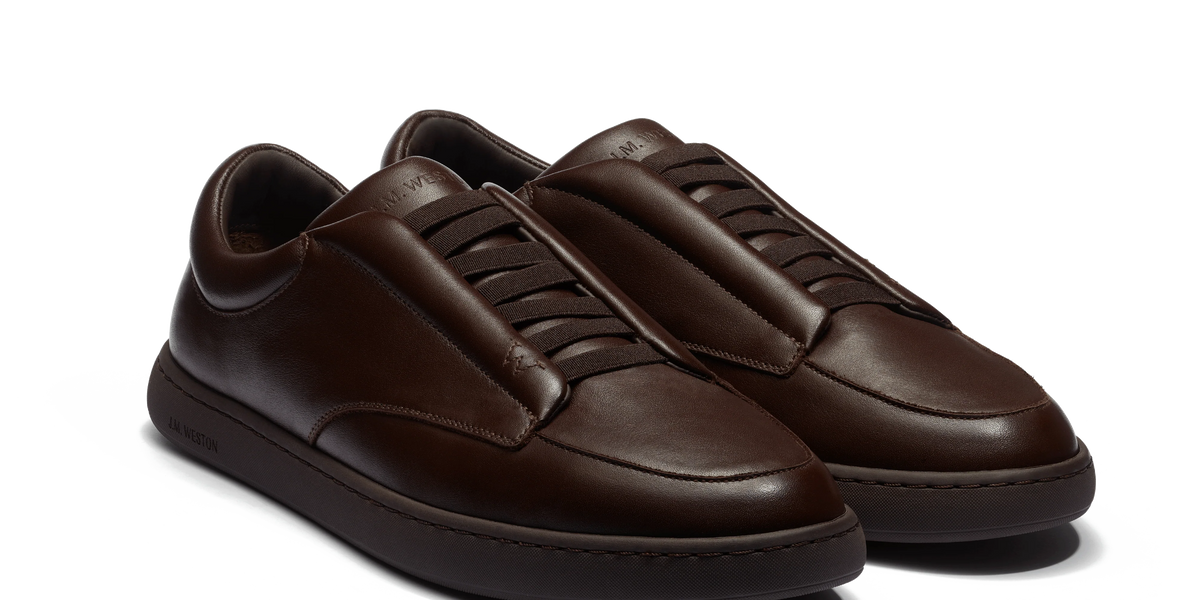 Dress sneaker [Dark Brown Nappa Calfskin] – J.M. WESTON [JP]