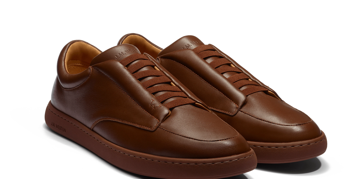 【値下げ】JM WESTON ダークブラウン ドレスシューズ Dress sneaker [Dark Brown Nappa Calfskin] – J.M. WESTON [JP]