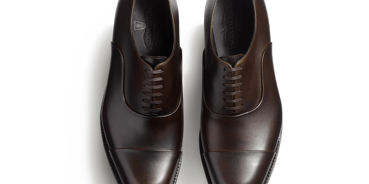 Edouard Cap toe oxford [Shaded Coffe Boxcalf] – J.M. WESTON [JP]