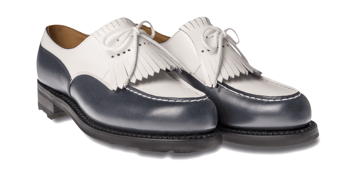 Golf Derby [Women's Blue and White Boxcalf] – J.M. WESTON [JP]