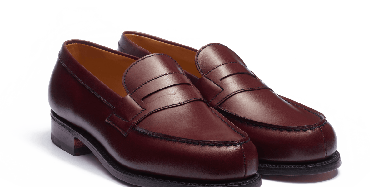 Signature loafer #180 [Women's Toucan Burgundy Boxcalf] – J.M.