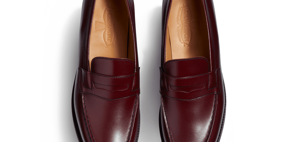 Signature loafer #180 [Women's Toucan Burgundy Boxcalf] – J.M.