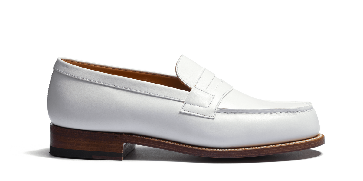 JMウェストン　レディース　ローファー Signature loafer #180 [Women's White Soft Calfskin] – J.M. WESTON [JP]