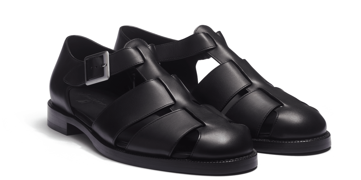 Sandale Fisherman [Black Soft calf]｜J.M. WESTON 日本公式