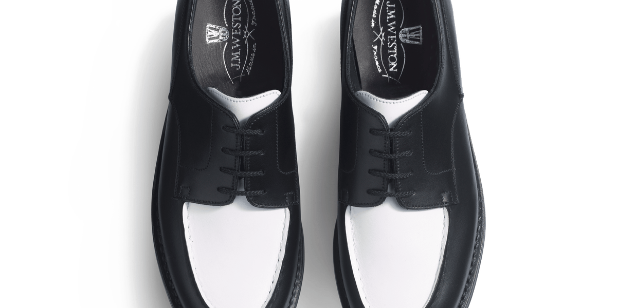 Golf Derby ブラックボックスカーフ&ホワイトボックスカーフ – J.M. Golf Derby ブラックボックスカーフ&ホワイトボックスカーフ – J.M.