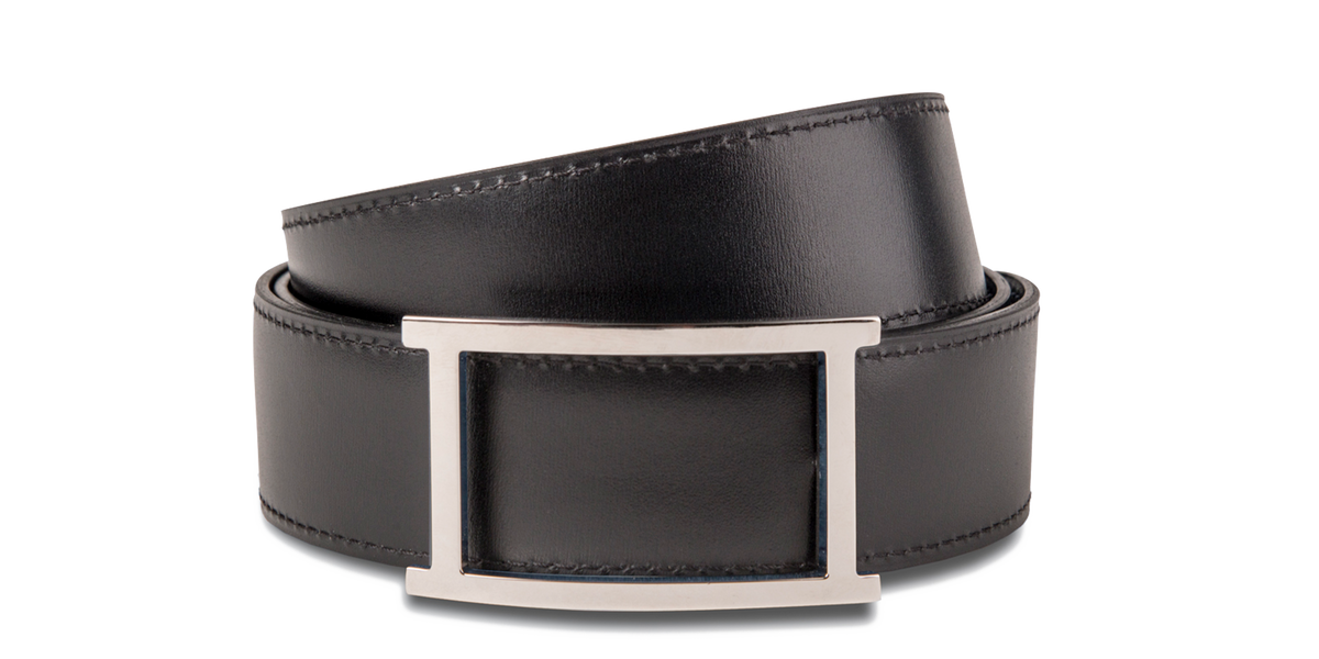 Vice-Versa Belt [Black Boxcalf & Tan Brown Boxcalf] – J.M. WESTON [JP]