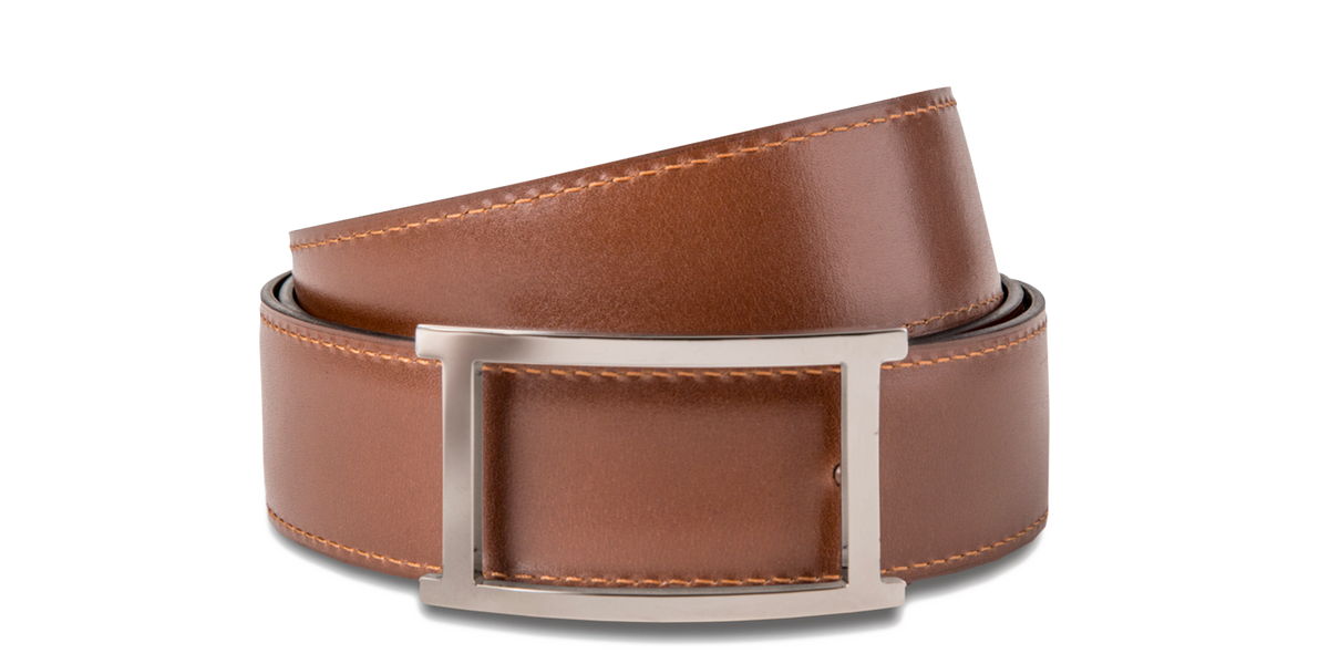 Vice-Versa Belt [Black Boxcalf & Tan Brown Boxcalf] – J.M. WESTON [JP]