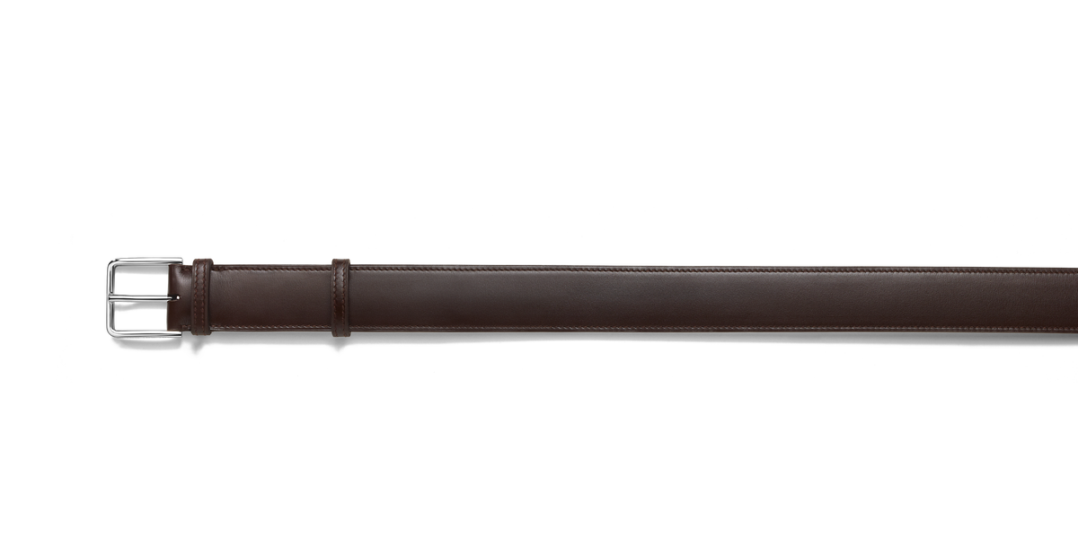 小物 J.M. WESTON Signature Belt Signature Belt [Dark Brown Boxcalf] – J.M. WESTON [JP]