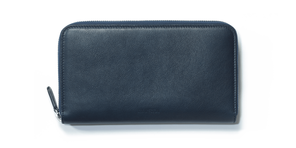 JM Weston ロングウォレット Double You Long Wallet [Navy Blue Softcalf] – J.M. WESTON [JP]