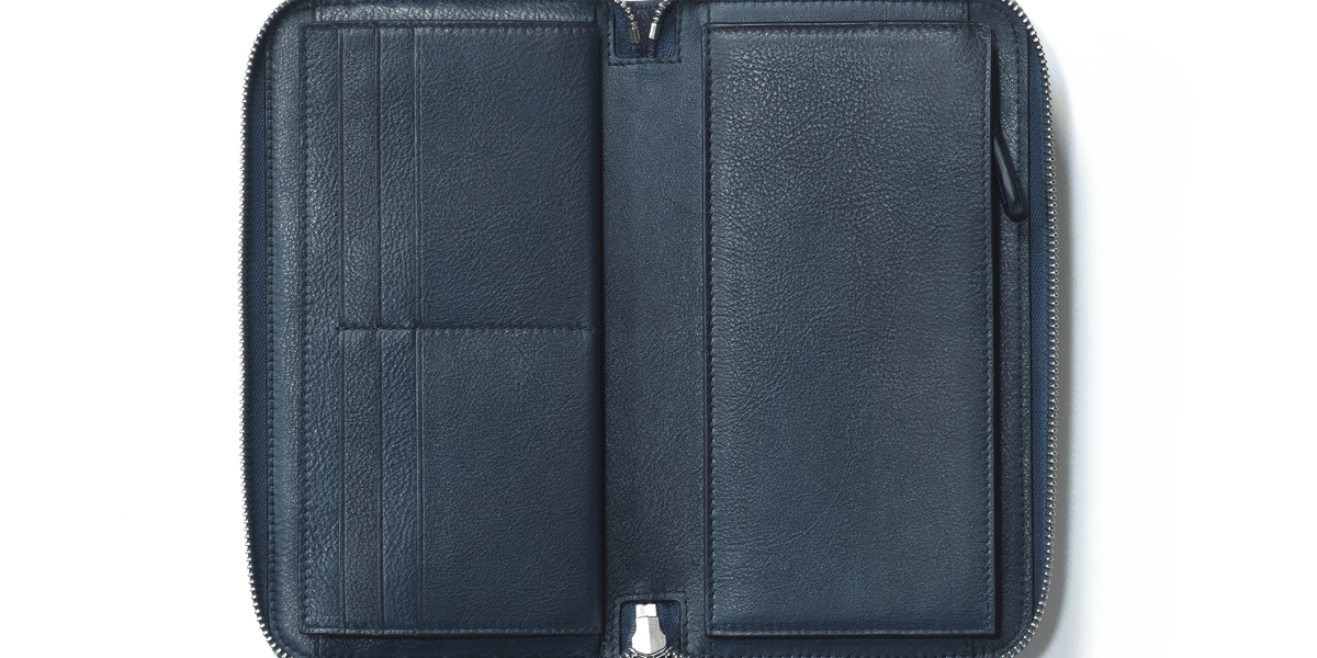 JM Weston ロングウォレット Double You Long Wallet [Navy Blue Softcalf] – J.M. WESTON [JP]