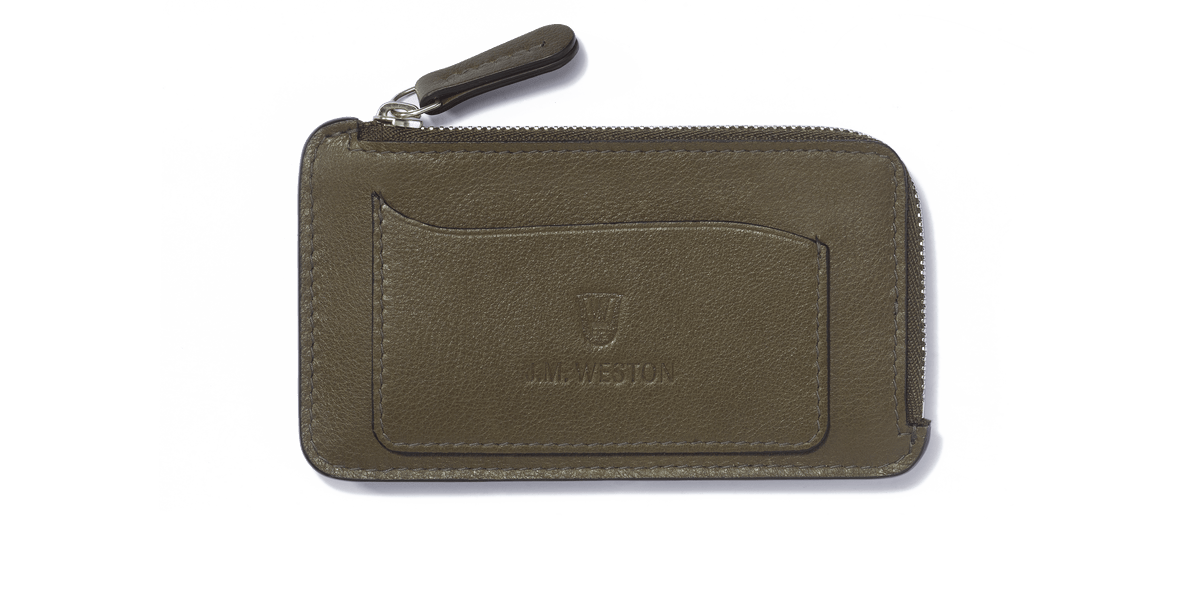 Double You Multi Card Holder [Green Softcalf] – J.M. WESTON [JP]