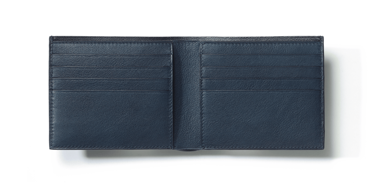 Double You Compact Wallet [Navy Blue Softcalf] – J.M. WESTON [JP]