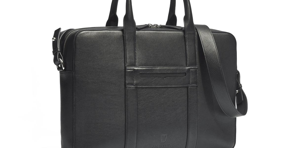 Double You Briefcase [Black Softcalf] – J.M. WESTON [JP]
