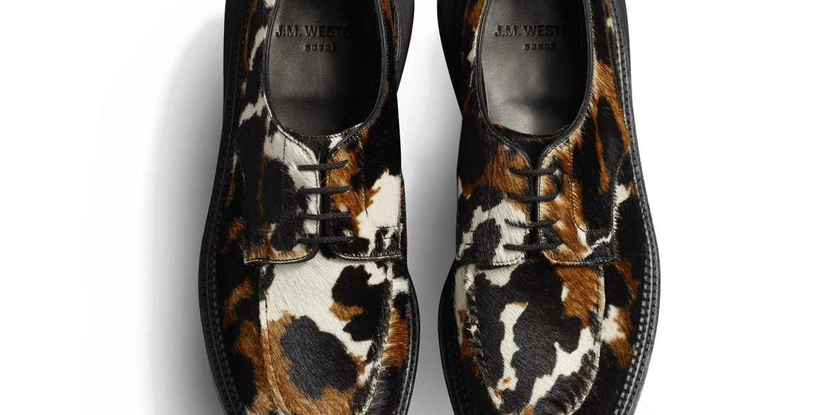 Derby Golf J.M. WESTON x sacai [Calfskin with cow pattern] – J.M.