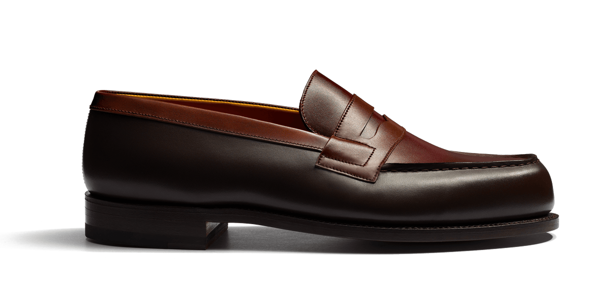 Mocassin 180 ダークブラウン＆レッドエトルスコ＆トゥカンバー