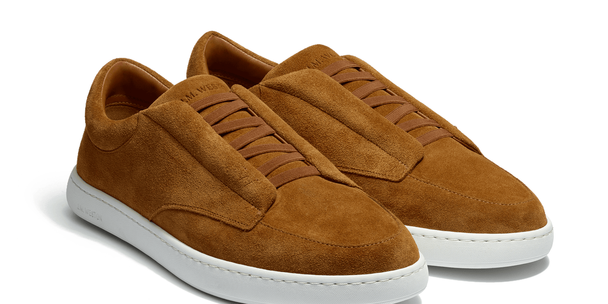Dress sneaker [Beachnut Suede Calfskin] – J.M. WESTON [JP]
