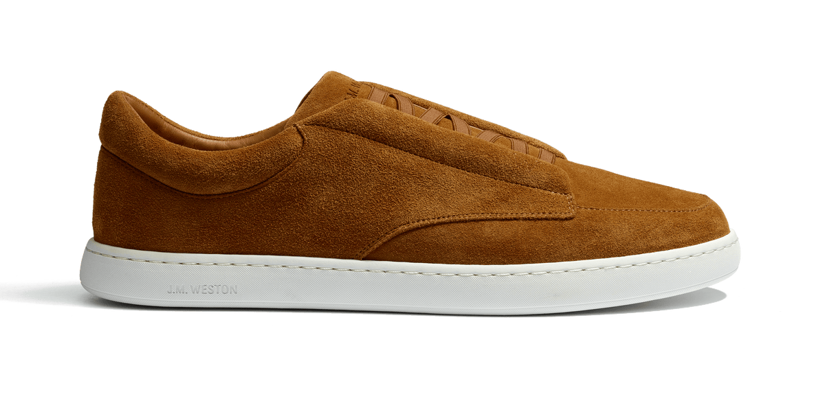 Dress sneaker [Beachnut Suede Calfskin] – J.M. WESTON [JP]