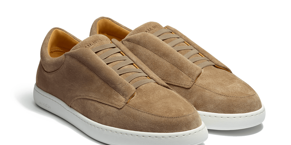 Dress sneaker [Taupe Suede Calfskin] – J.M. WESTON [JP]