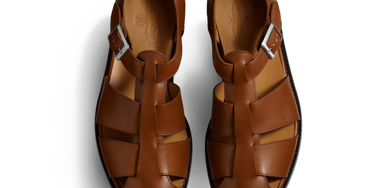 Fisherman sandal [Tan Brown Soft Calf] – J.M. WESTON [JP]