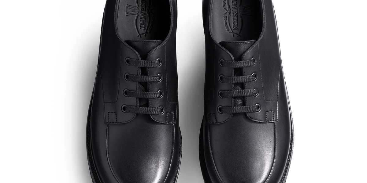 JMウェストン Derby WESTON & SONS Men's Black soft calfskin Worker Derby Weston & Sons Boot with