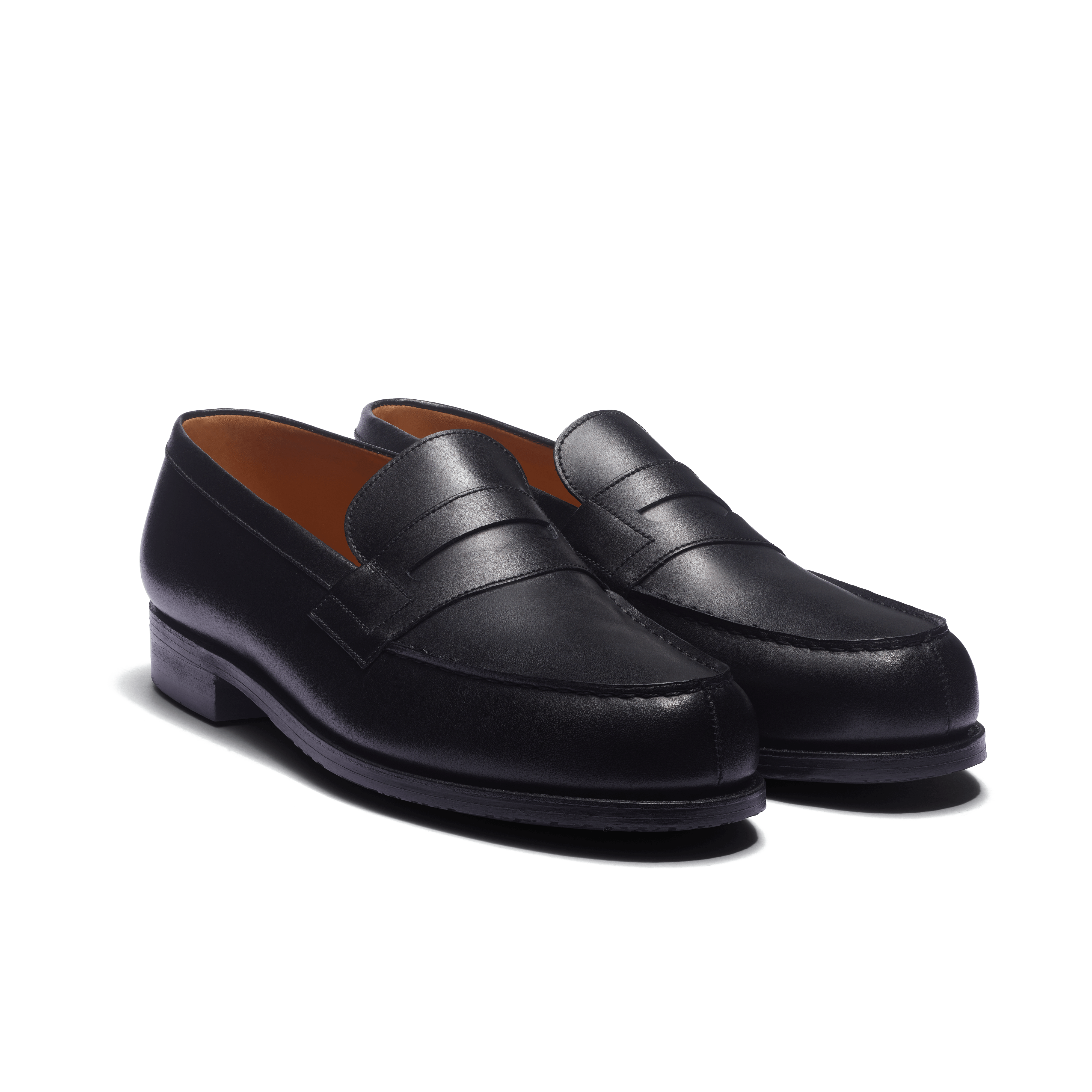 Signature loafer #180 Rubber Sole ブラックボックスカーフ – J.M. Signature loafer #180 Rubber Sole ブラックボックスカーフ – J.M.