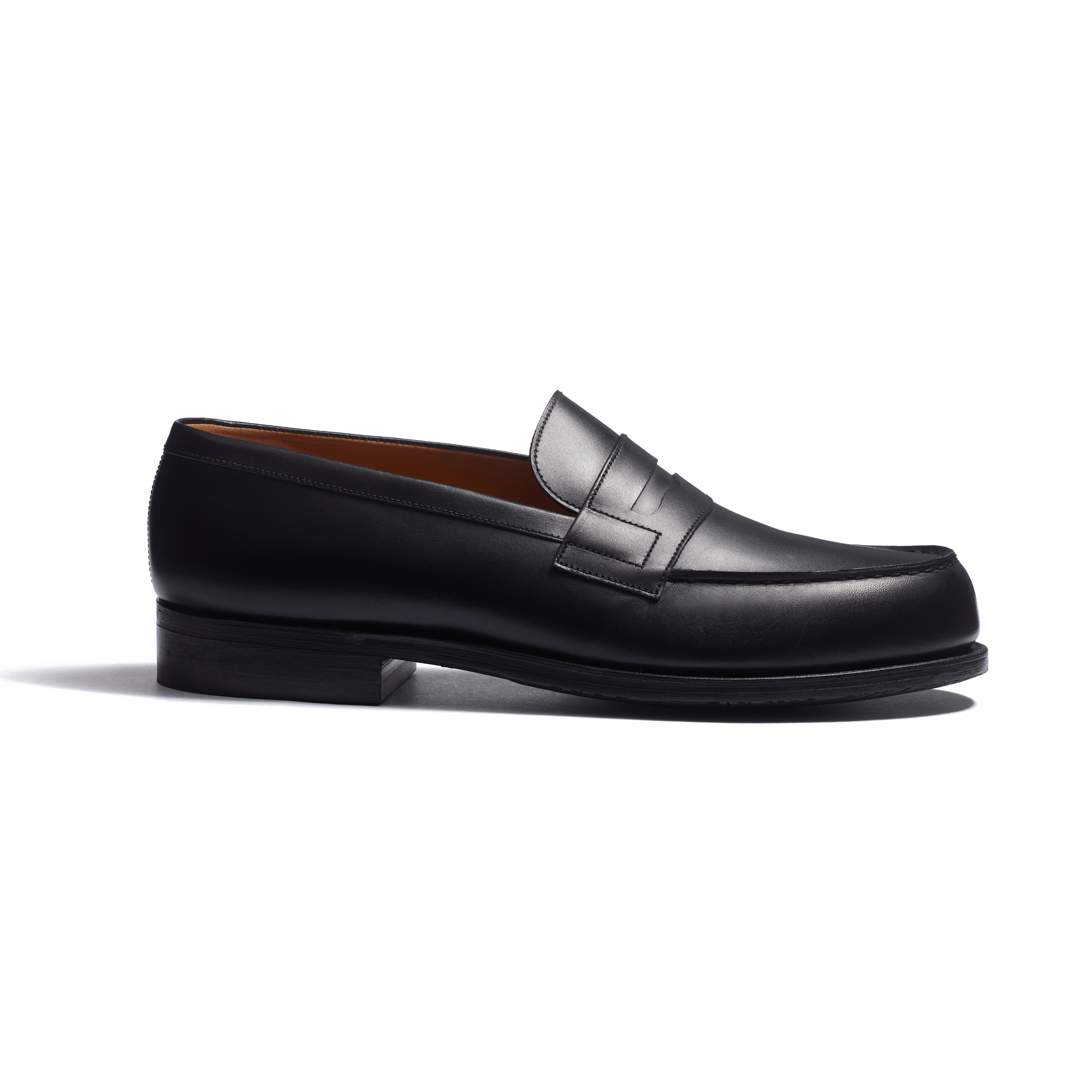 Signature loafer #180 Rubber Sole ブラックボックスカーフ – J.M. Signature loafer #180 Rubber Sole ブラックボックスカーフ – J.M.