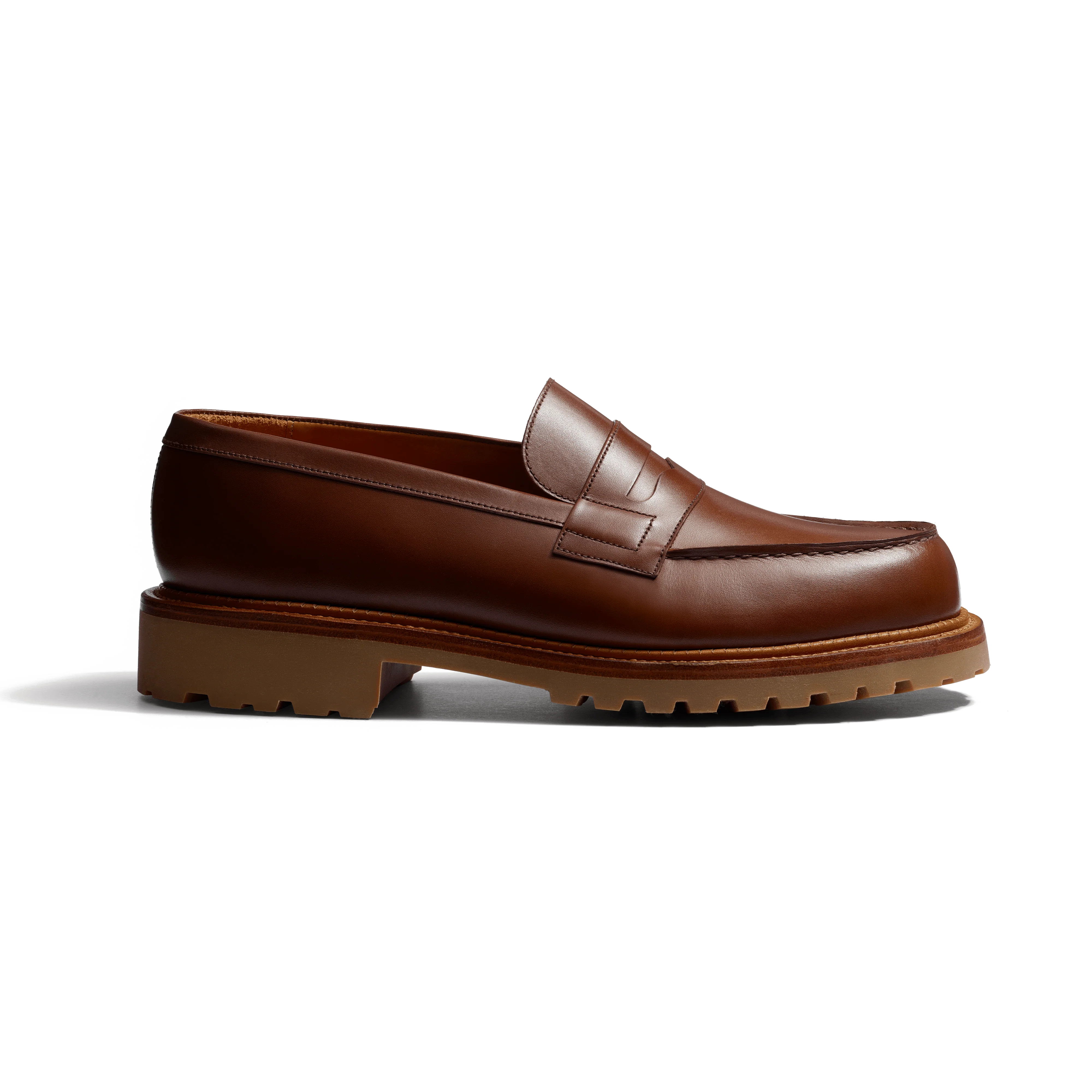 Signature loafer #180 Commando タンブラウンボックスカーフ – J.M. Signature loafer #180 Commando タンブラウンボックスカーフ – J.M.