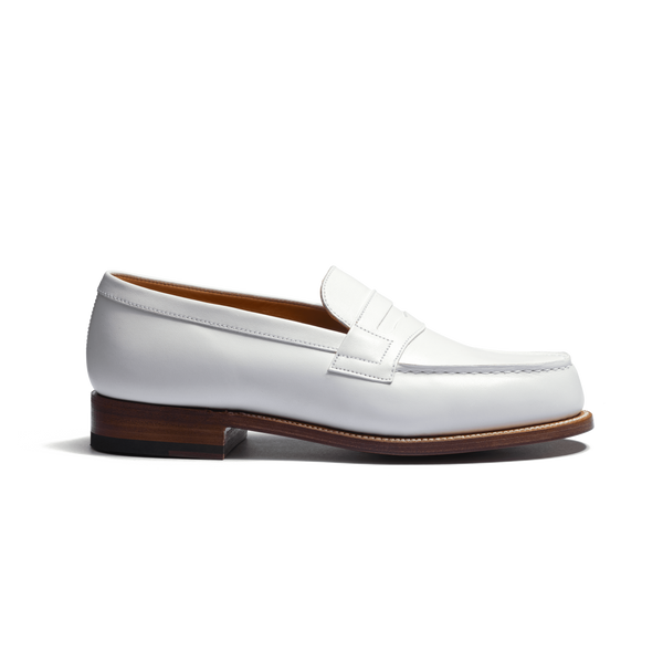 Signature loafer #180 [Women's White Soft Calfskin] – J.M. WESTON [JP]