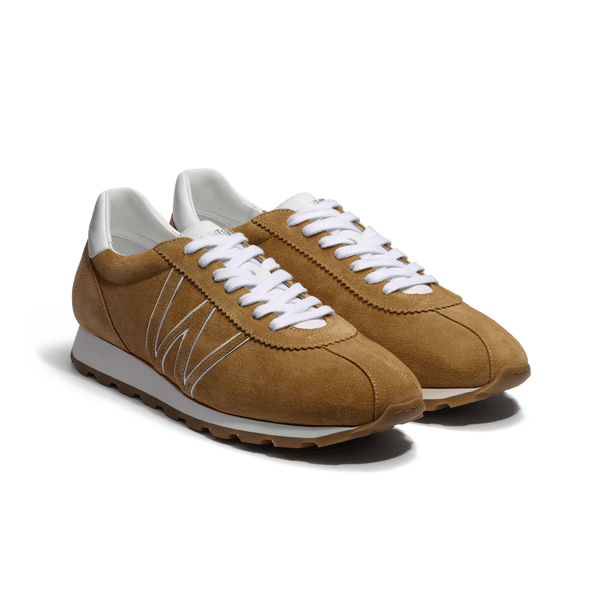 JMウエストン　スニーカー 26cm On My Way Sneaker [Sand suede calfskin & white sport calfskin