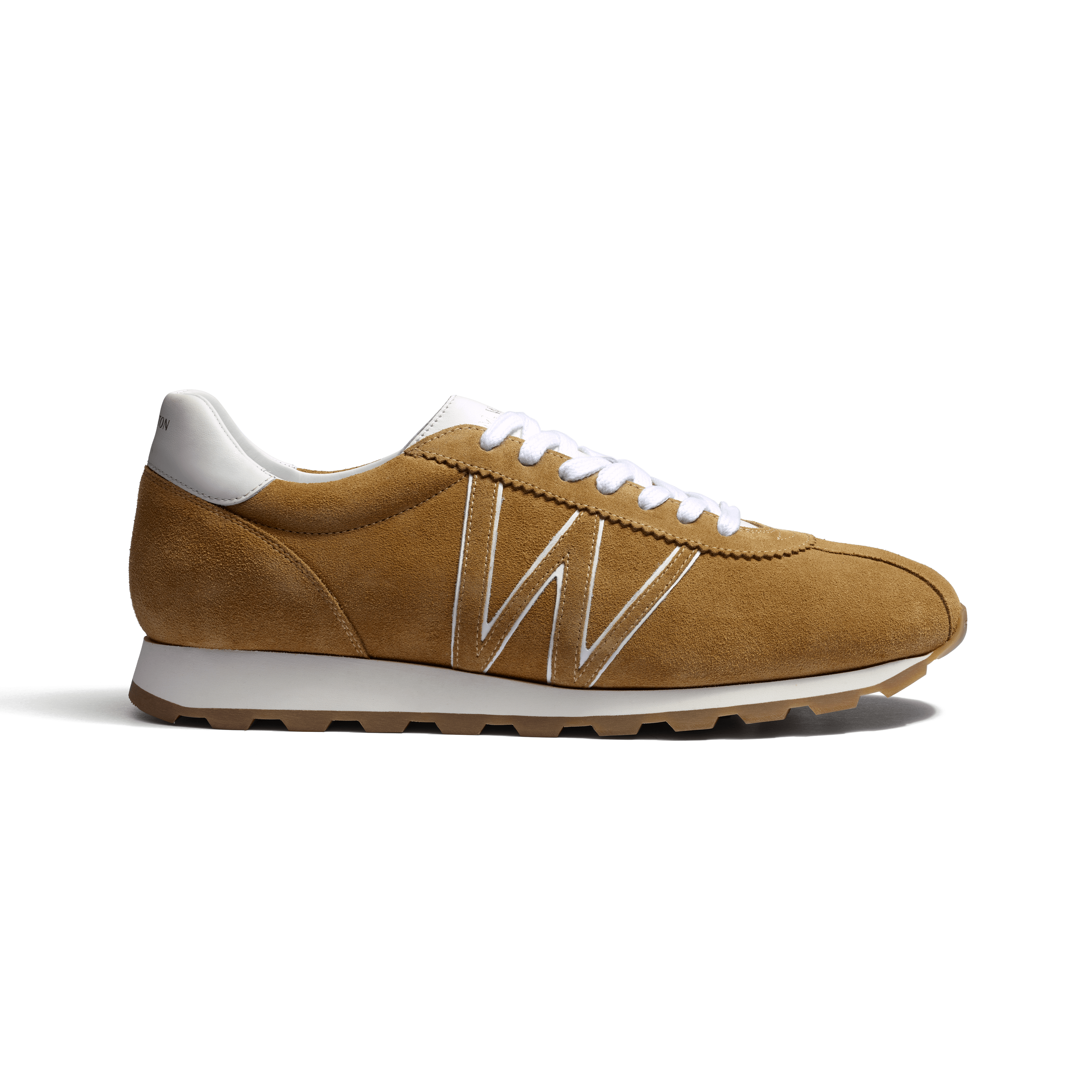 On My Way Sneaker [Sand suede calfskin & white sport calfskin On My Way Sneaker [Sand suede calfskin & white sport calfskin