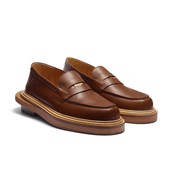 Loafer J.M. WESTON x sacai [Tan Soft Calf] – J.M. WESTON [JP]