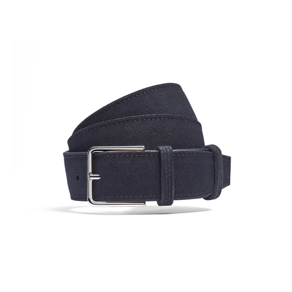 Signature Belt [Blue Marine Suede] – J.M. WESTON [JP]