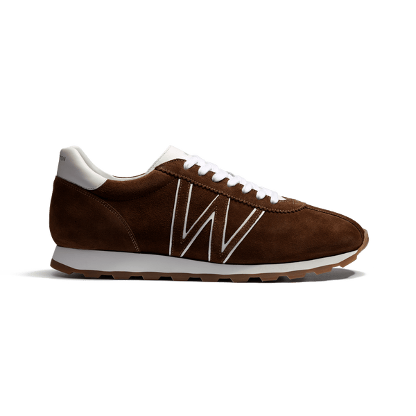 Basket On My Way [Men's Chestnut Brown suede & white sport